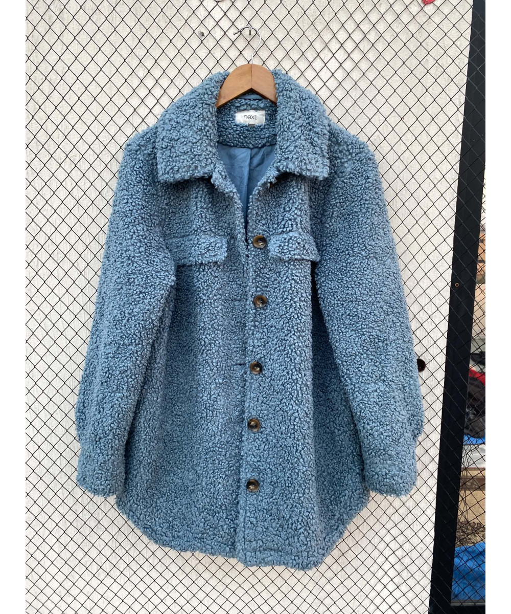 Blue teddy jacket