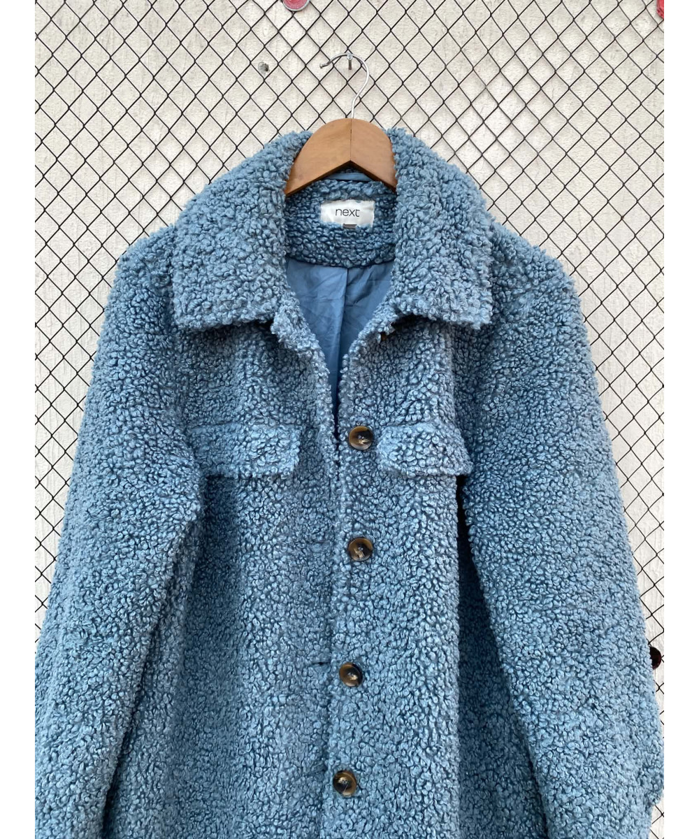 Blue teddy jacket