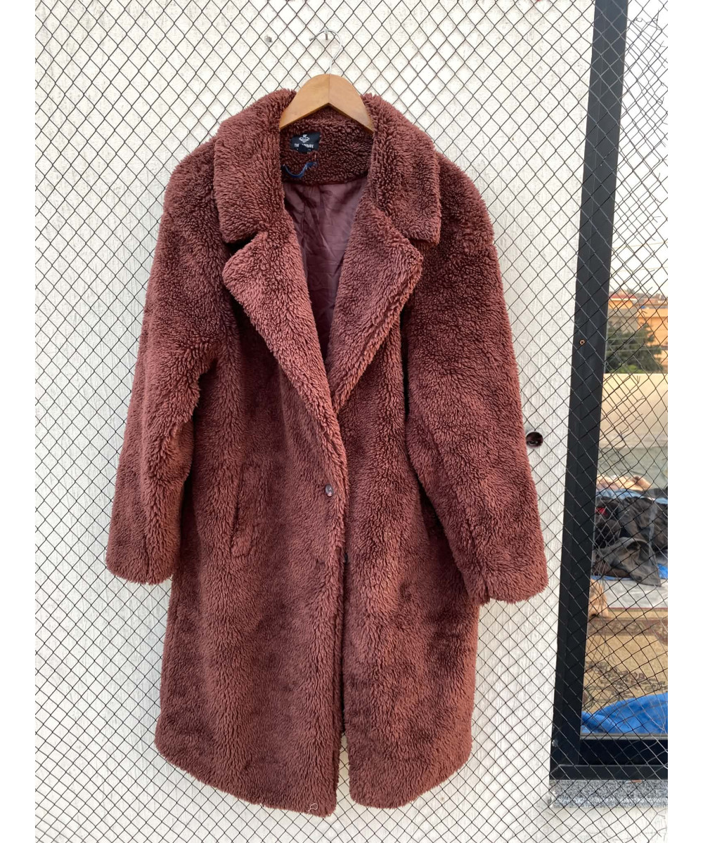 Long teddy coat