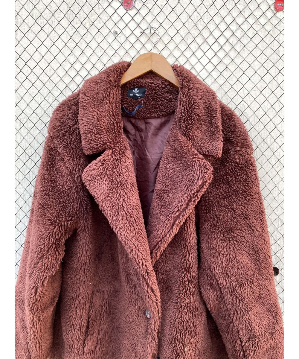 Long teddy coat