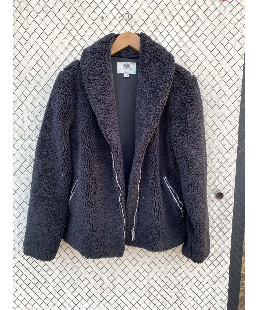 Black teddy jacket