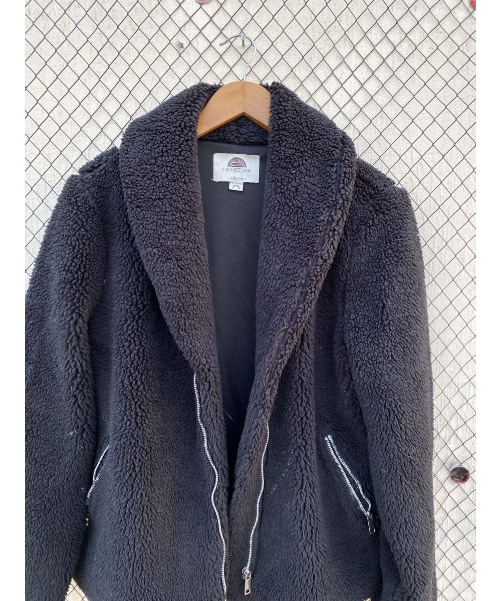Black teddy jacket