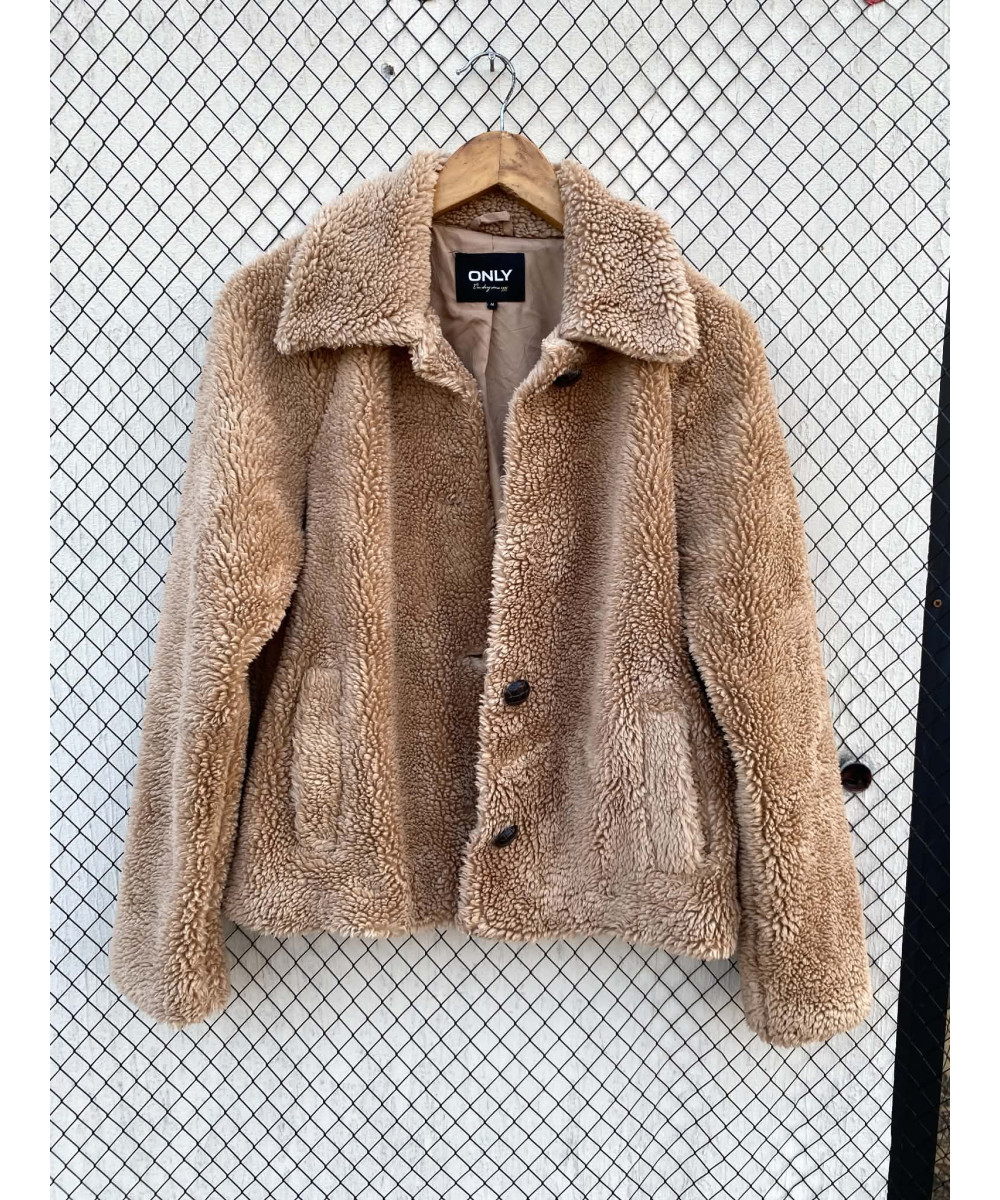Amber brown, teddy jacket