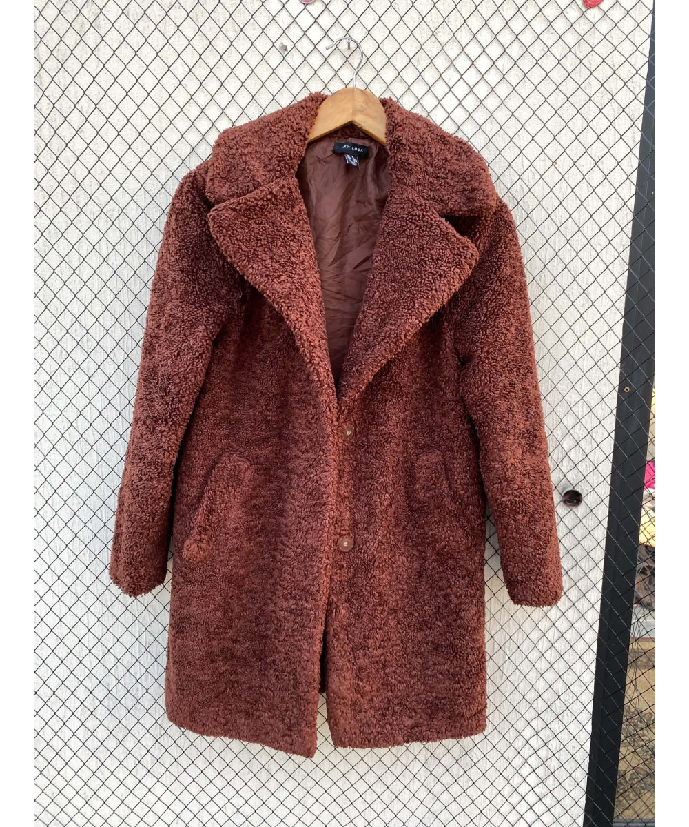 Long teddy coat
