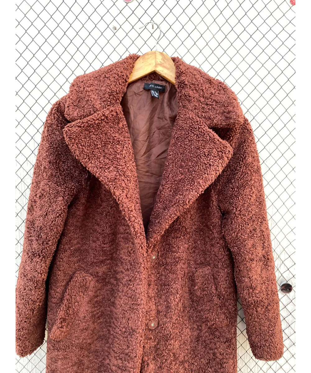 Long teddy coat
