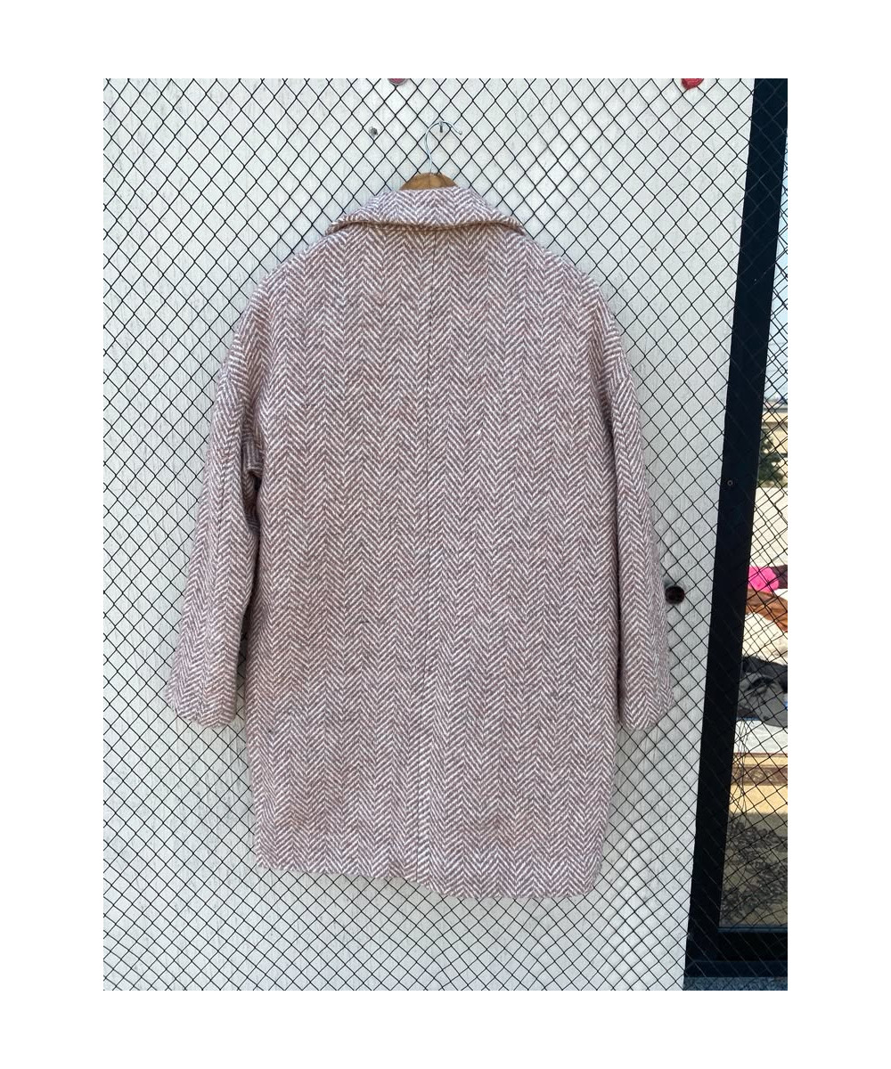 Light pink, wool coat