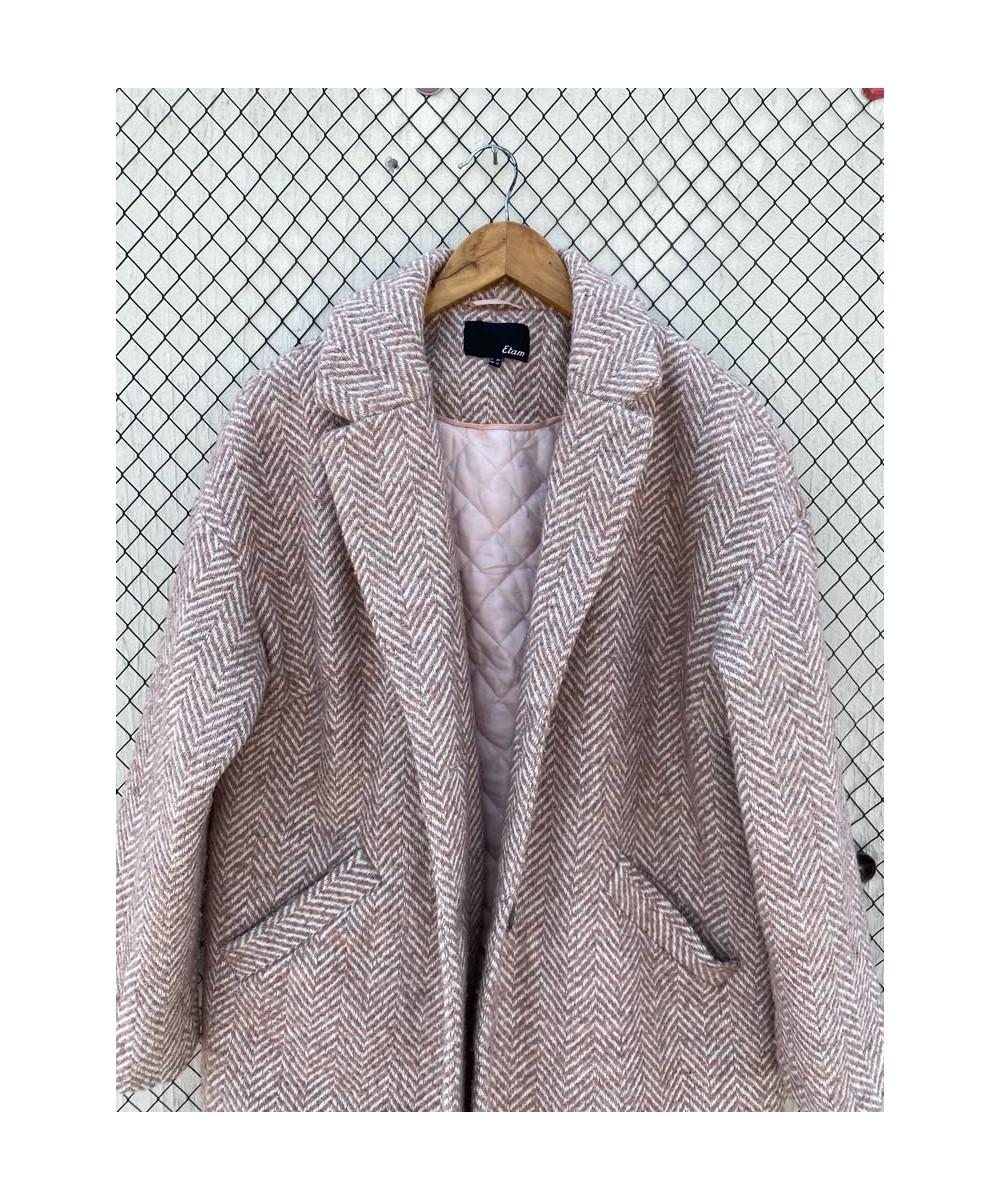 Light pink, wool coat