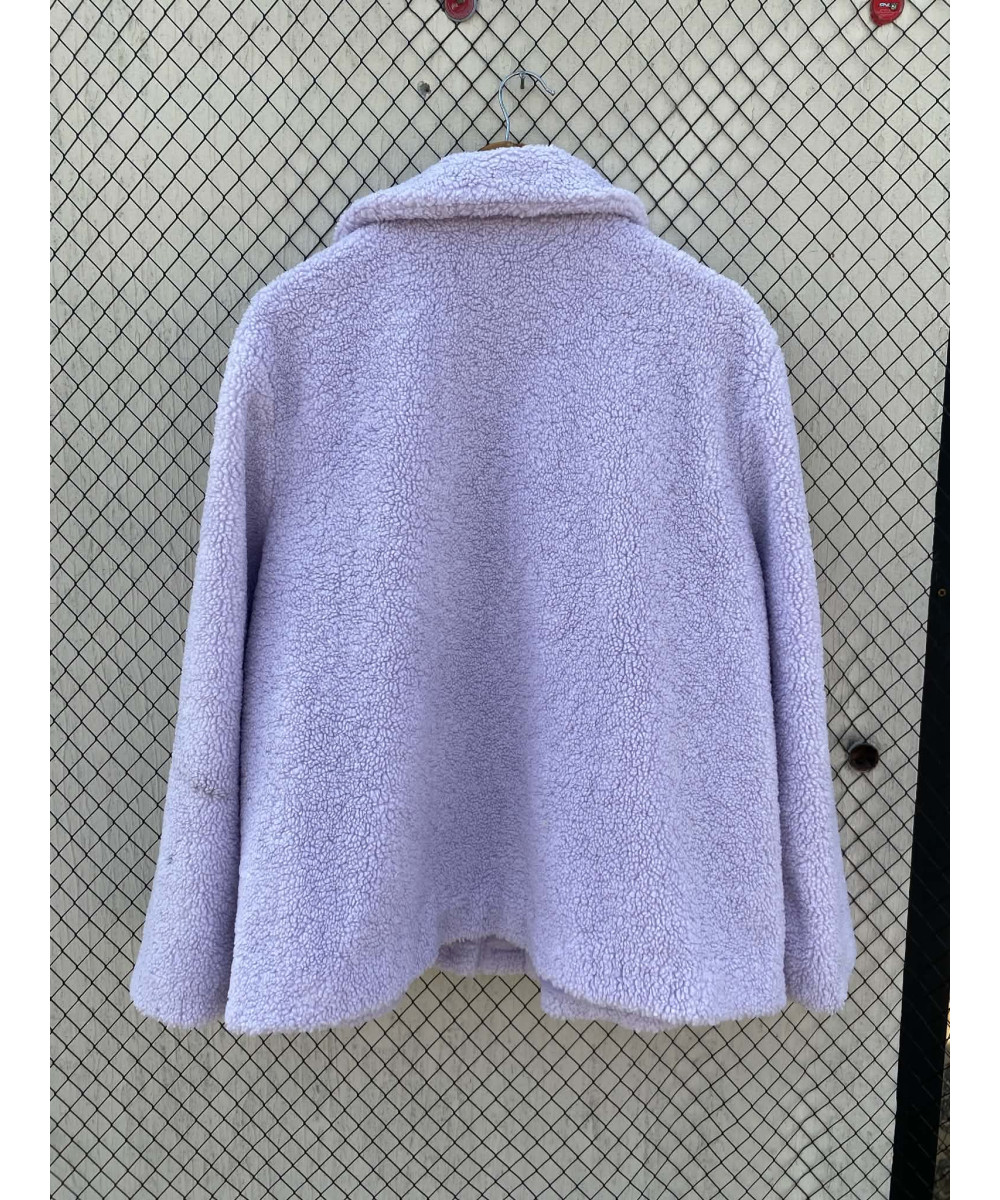 Lilac colored, teddy jacket