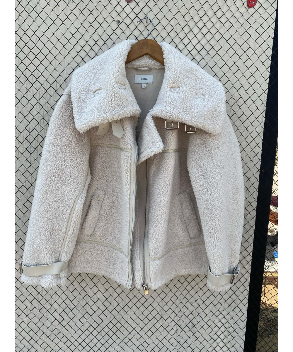 Cream colored teddy jacket