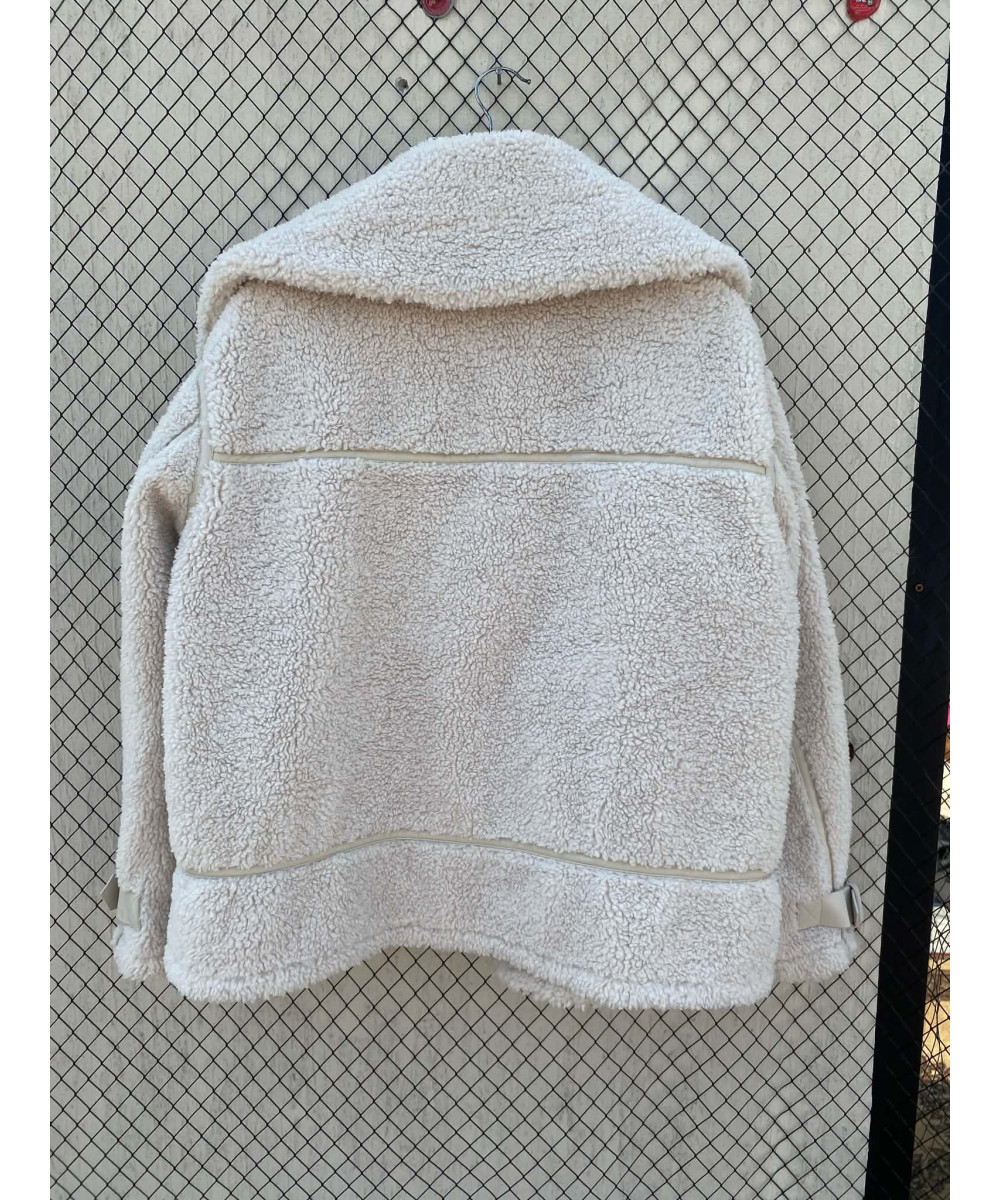 Cream colored teddy jacket