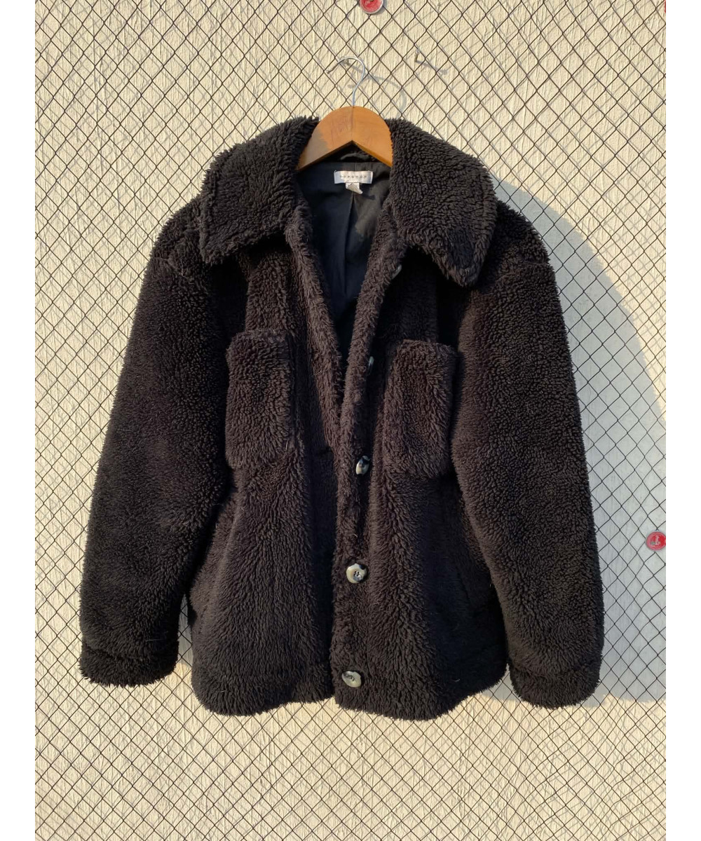 Black teddy jacket