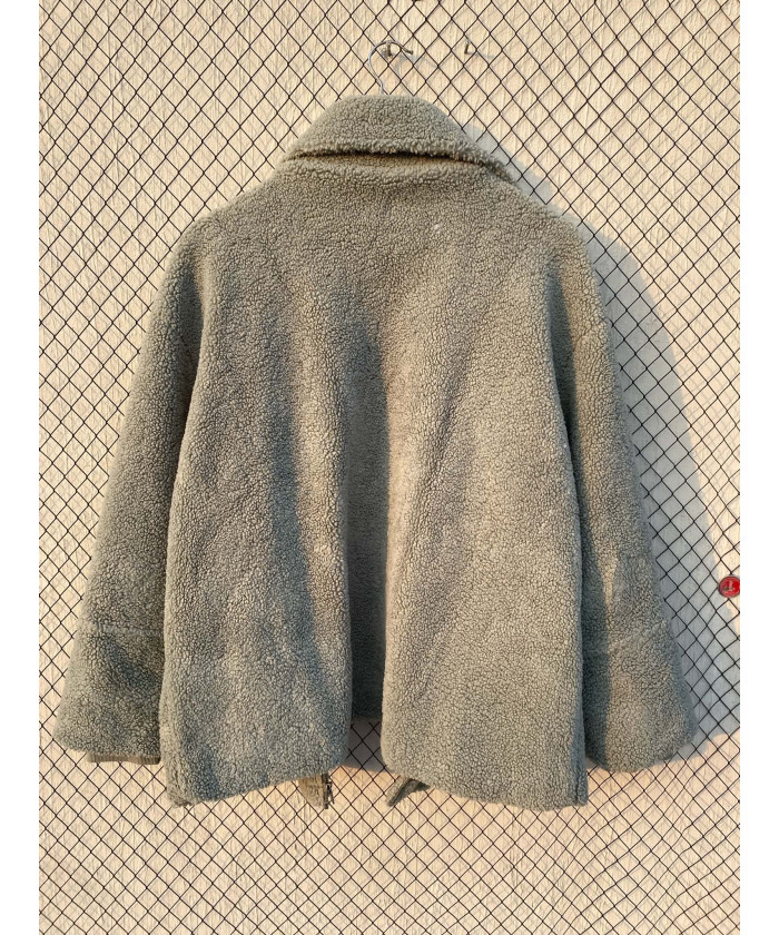 Teddy, oversized, zipper jacket
