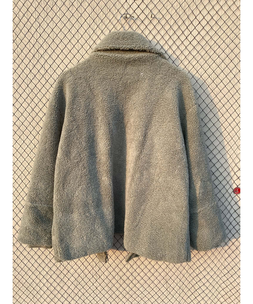 Teddy, oversized, zipper jacket