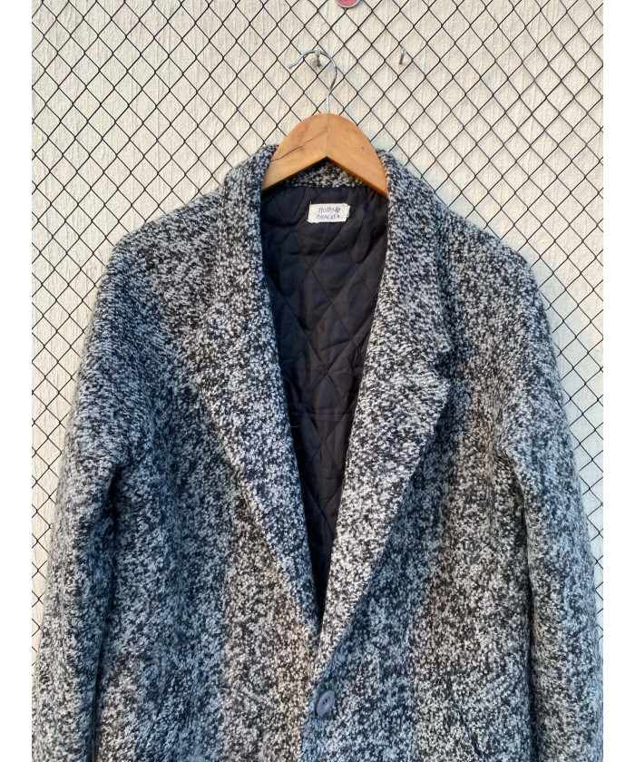 Tweed wool coat