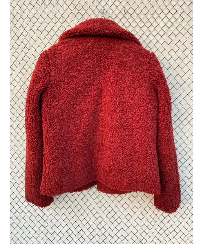 Red teddy jacket