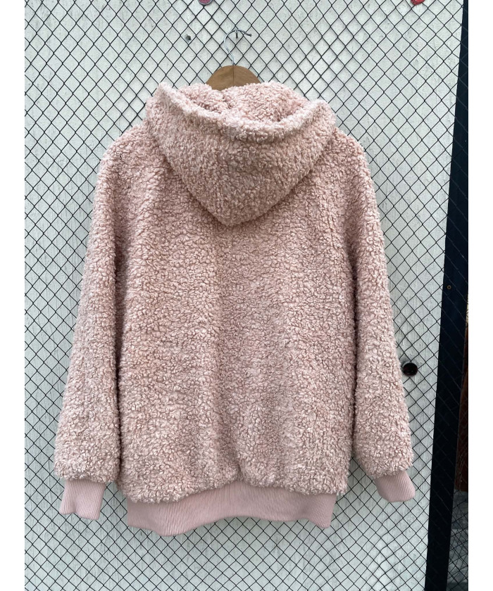 Baby pink-colored, teddy,...