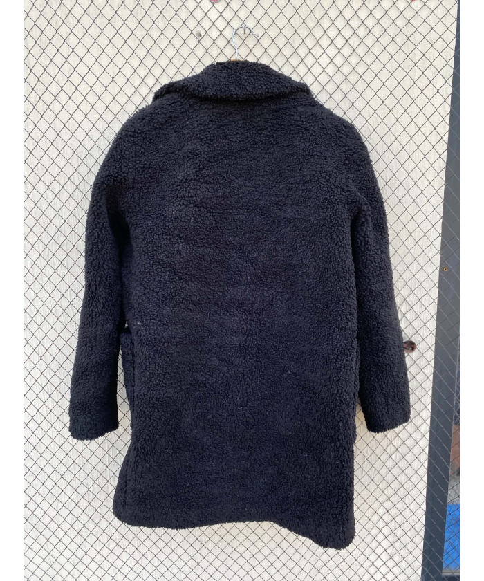 Black, teddy coat