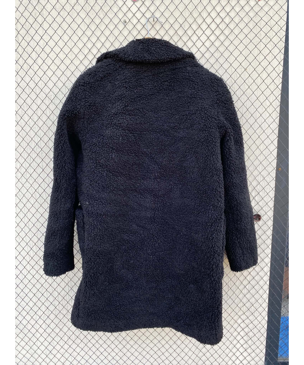 Black, teddy coat