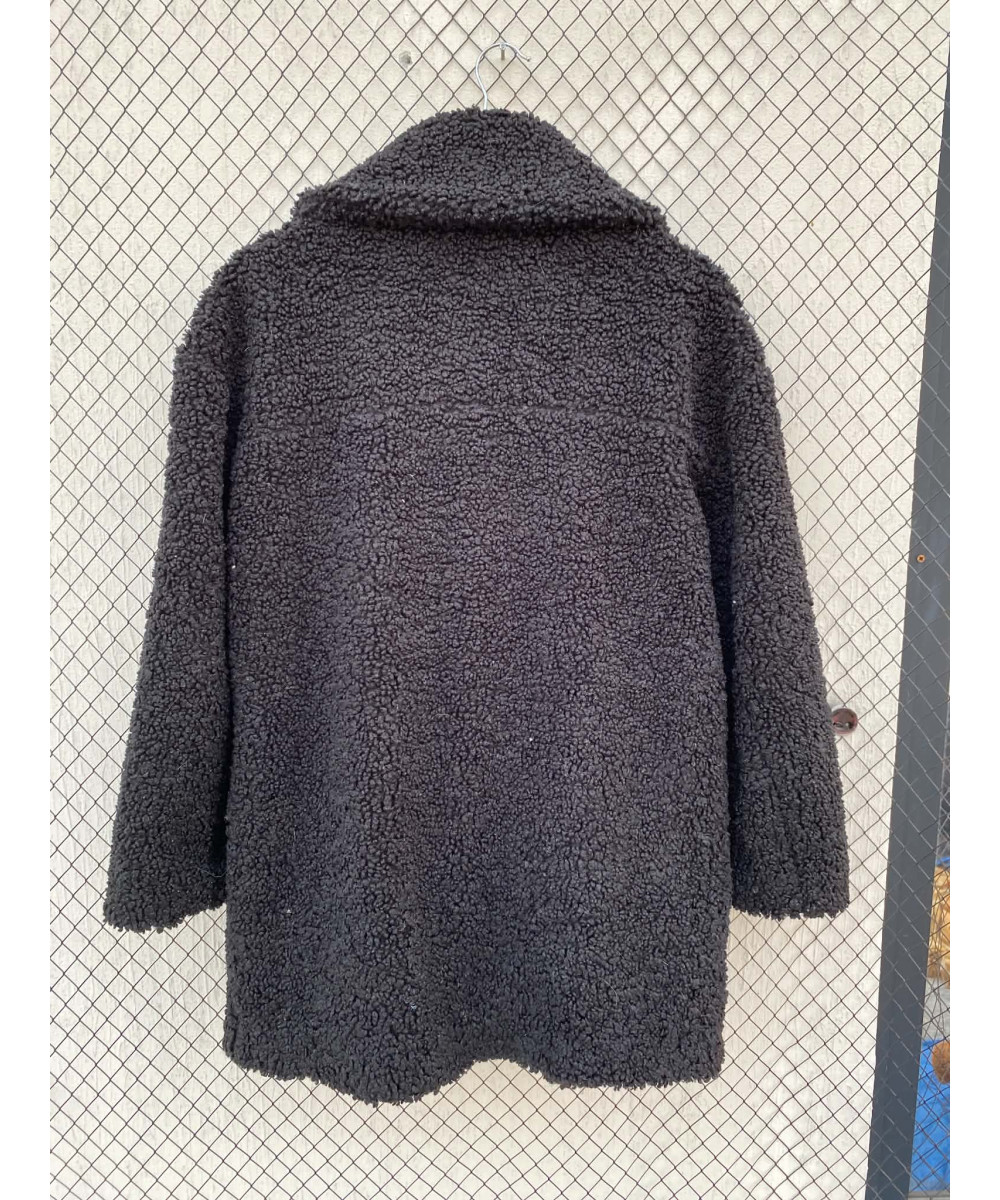 Black, teddy coat