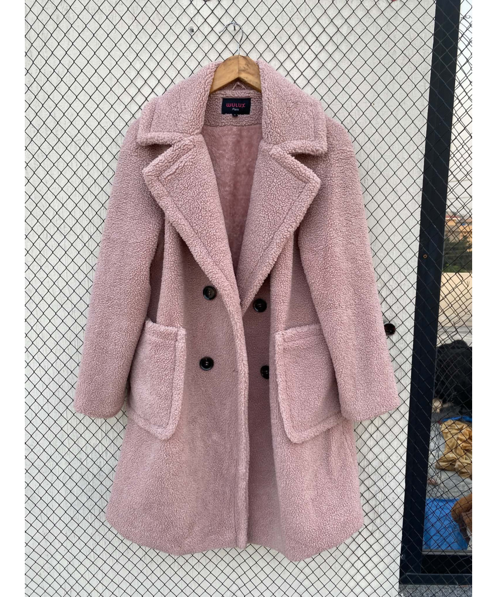 Pink, teddy coat