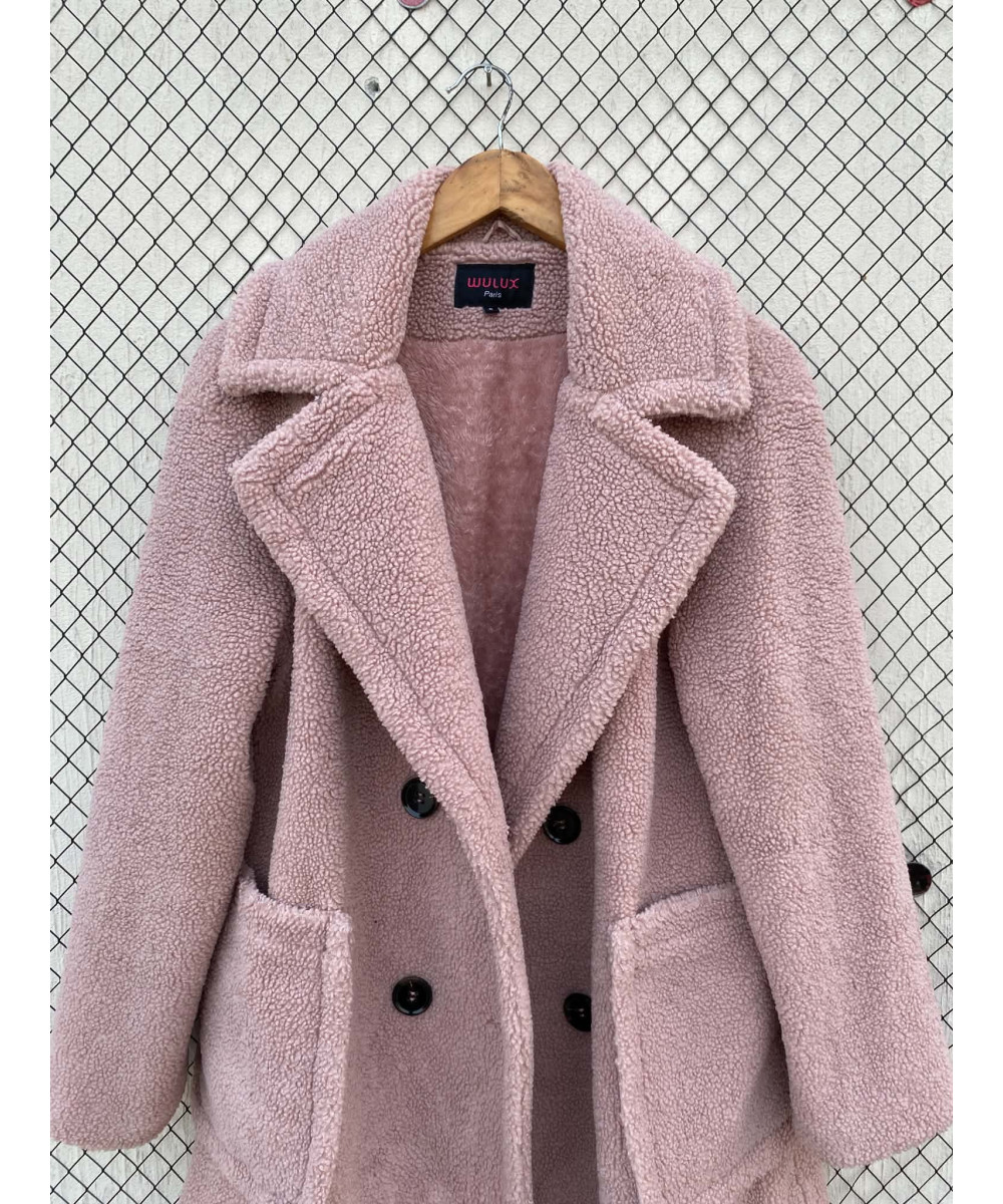 Pink, teddy coat