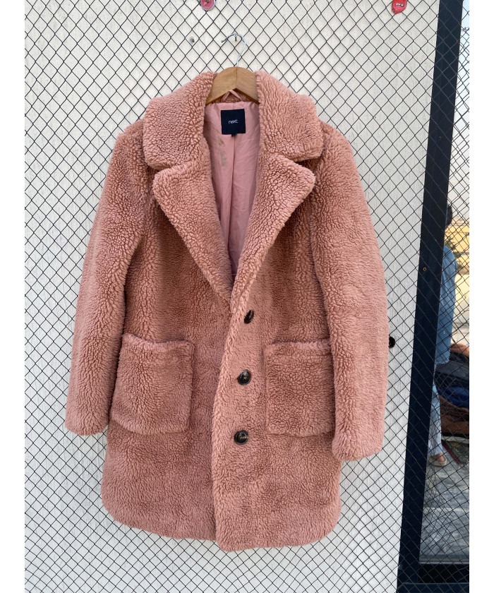 Pink, teddy coat