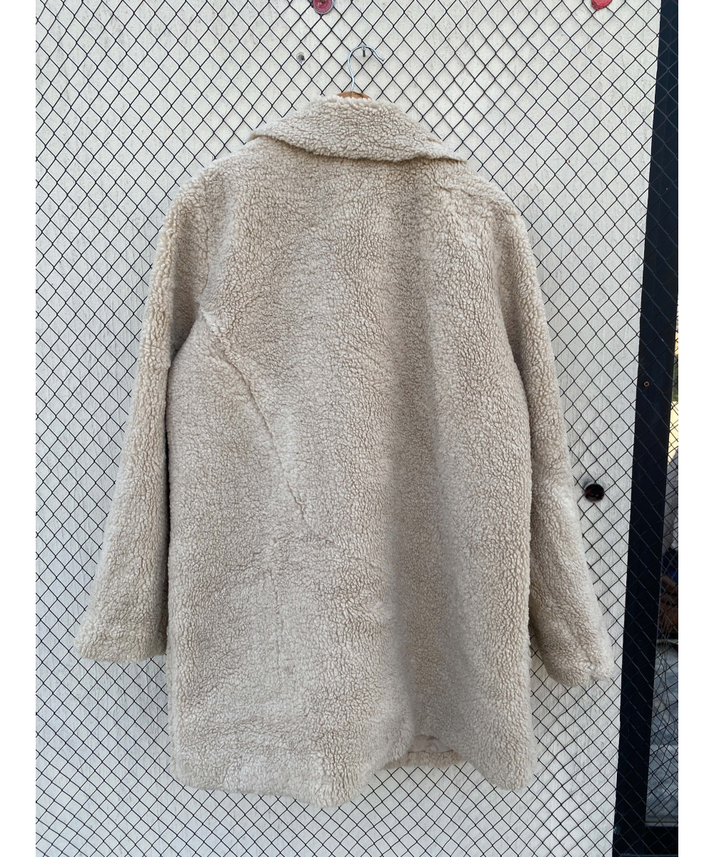 Beige, teddy coat