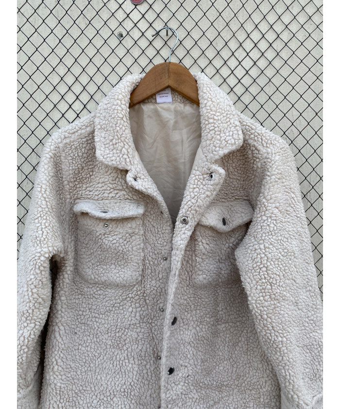 White, teddy, kid's jacket