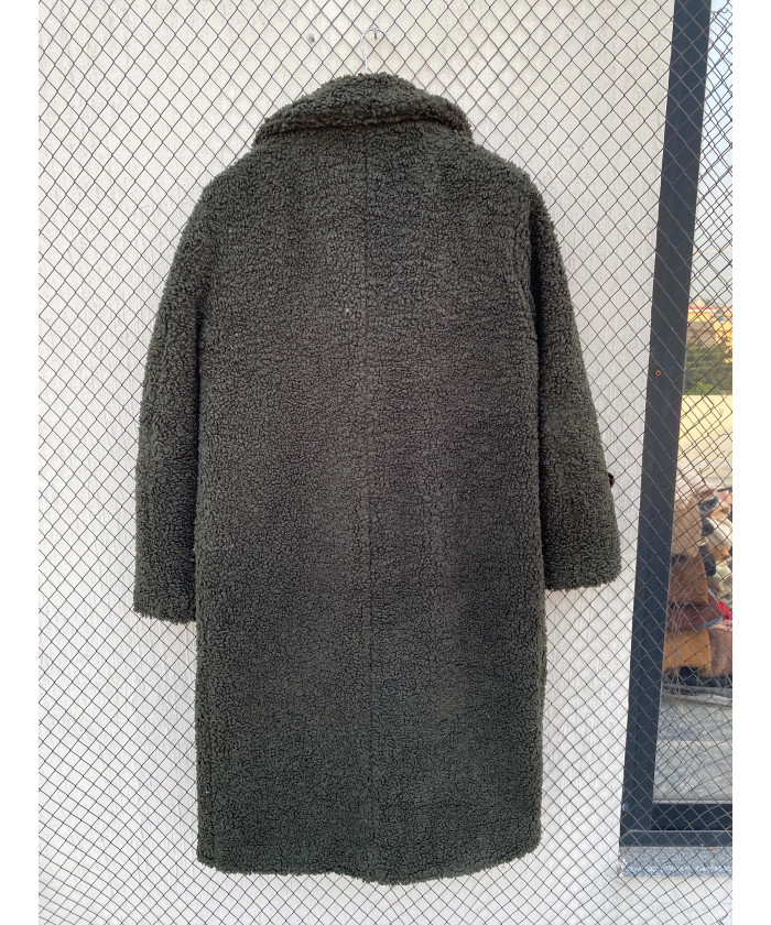 Army green-colored, long,...