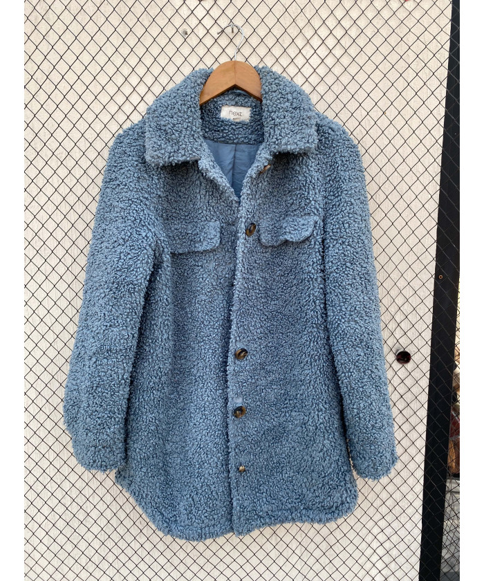 Blue, teddy jacket