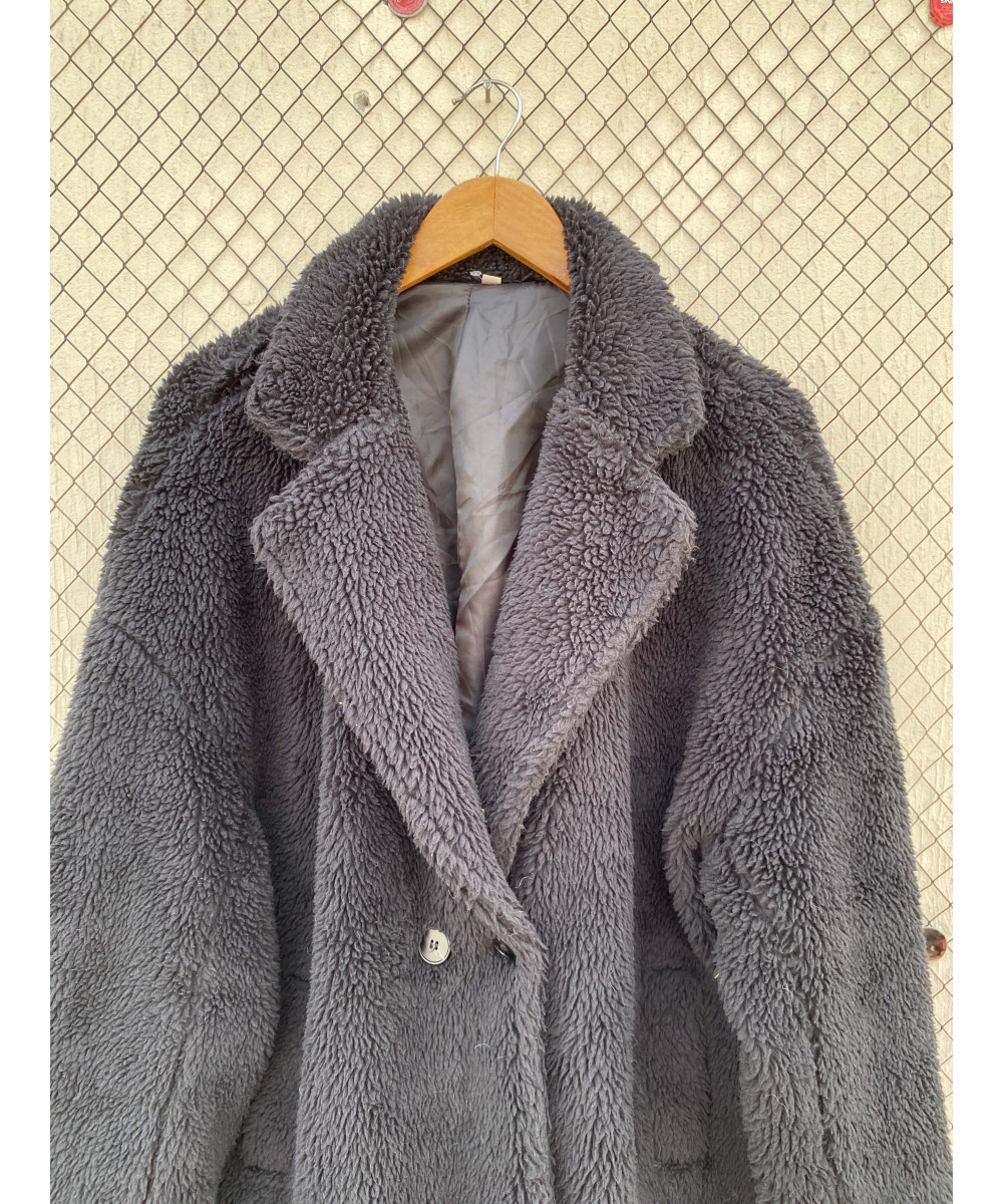 Black, teddy coat