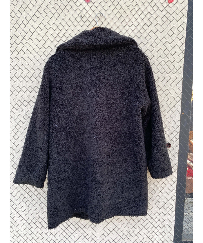 Black, teddy coat