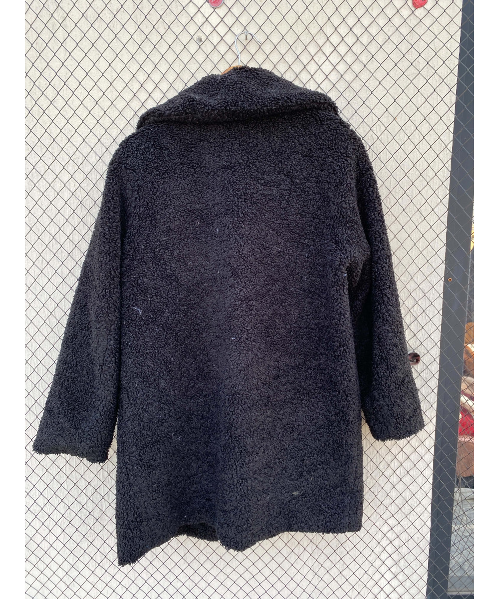 Black, teddy coat