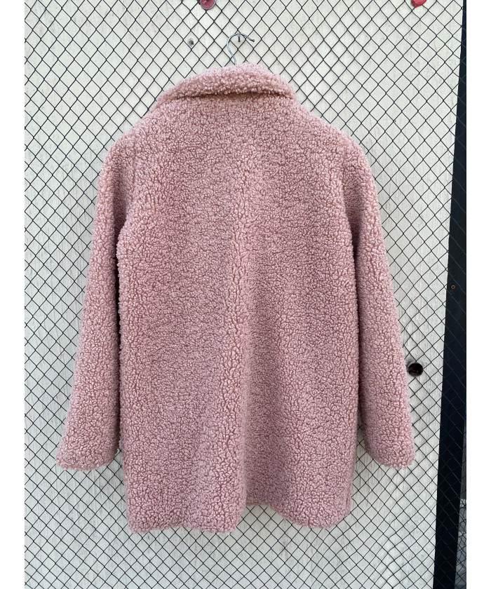 Pink, teddy coat