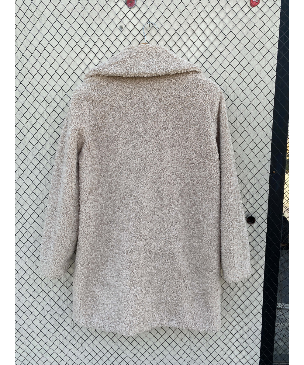 Beige, teddy coat