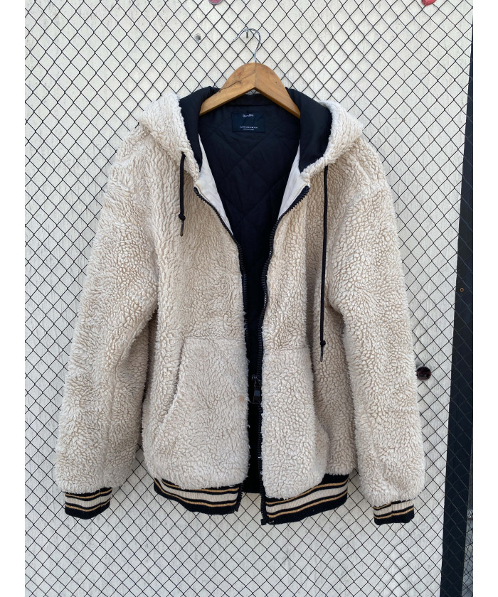 Beige, teddy, hooded,...