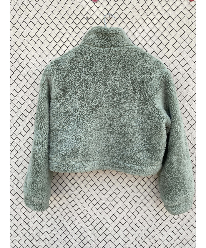 Mint green-colored, crop,...