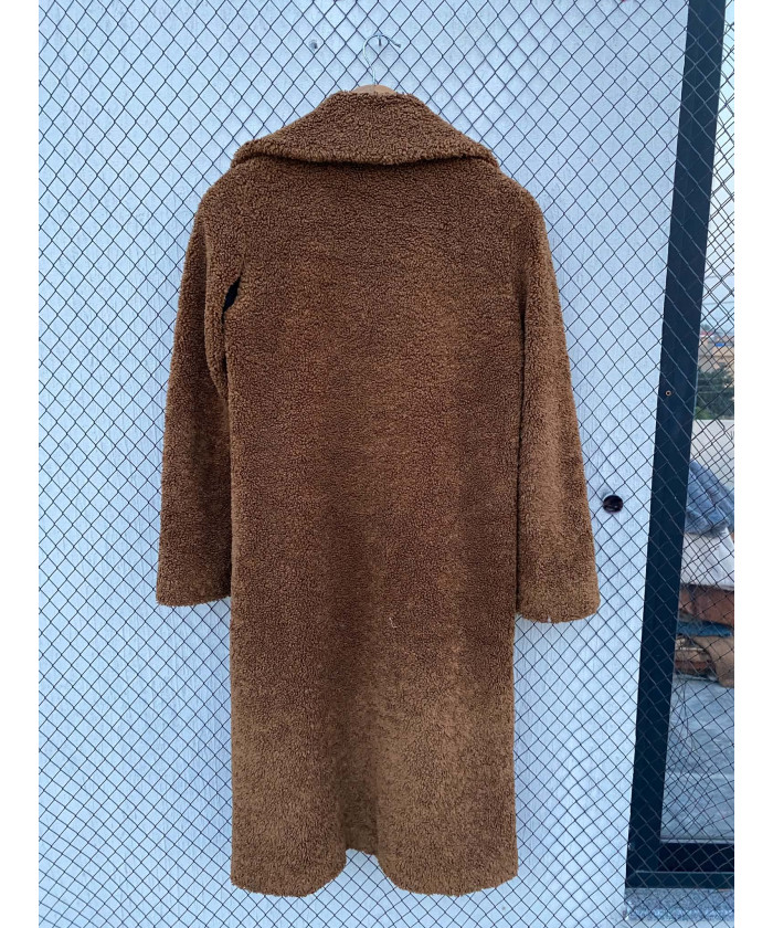 Rust brown-colored, long,...