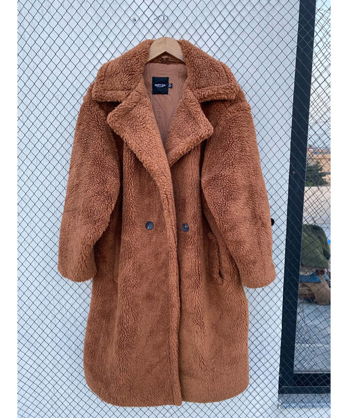 Rust brown-colored, long,...