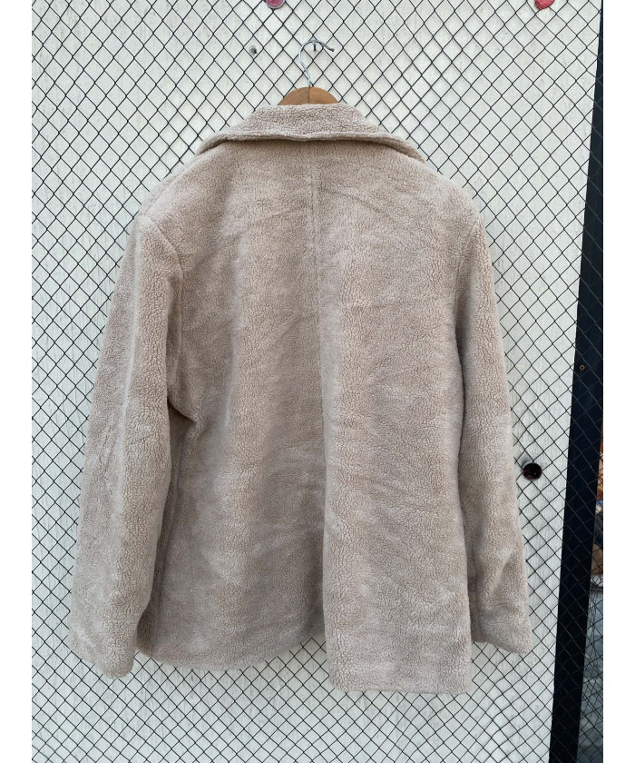 Beige, teddy coat