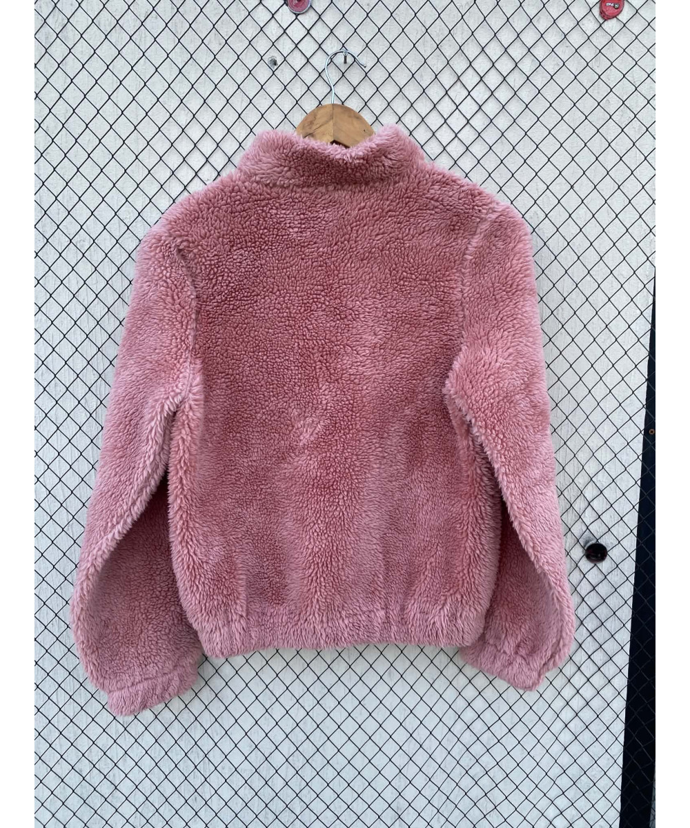 Pink, teddy pullover