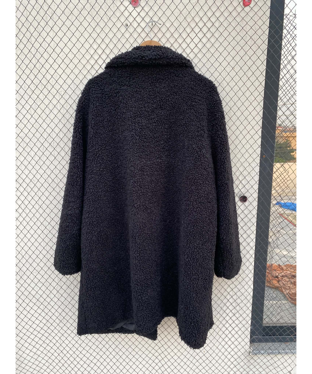 Black, teddy coat