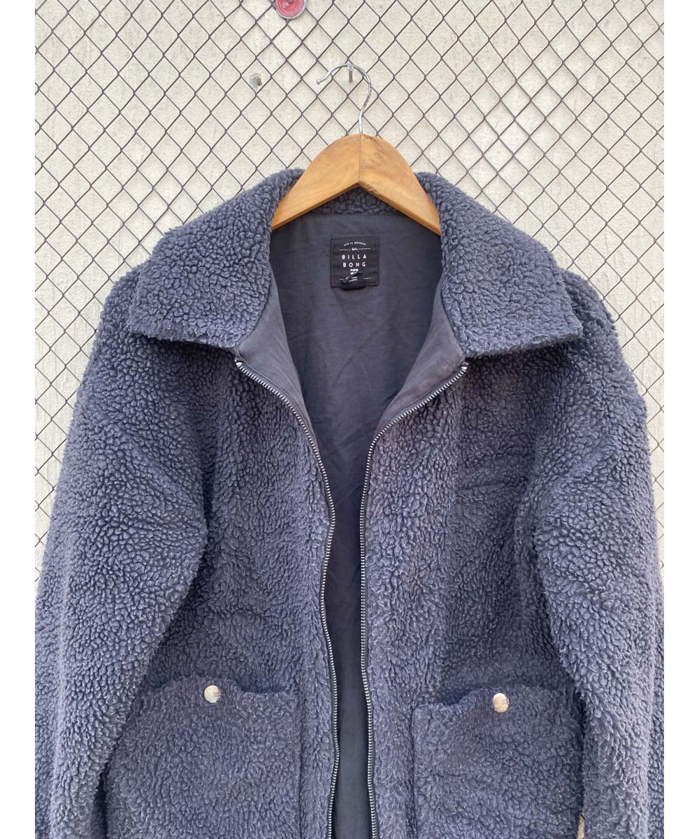 Dark gray, teddy, zipper jacket