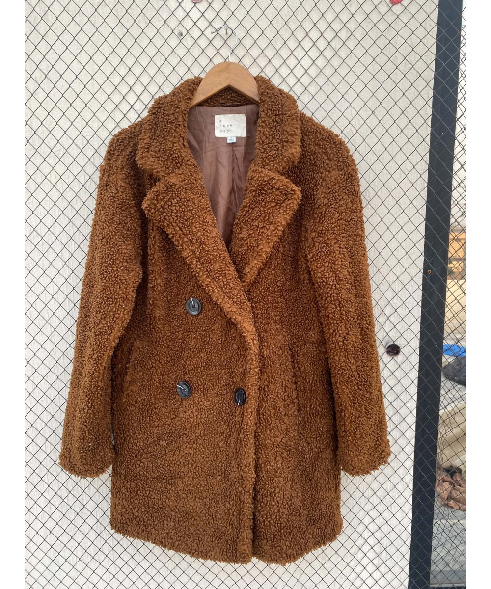 Brown, teddy coat
