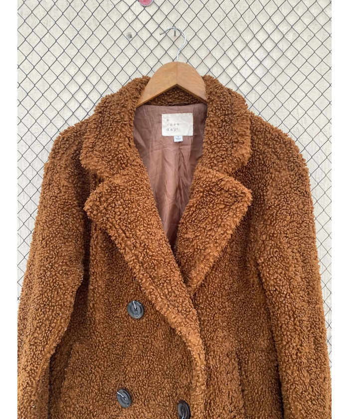 Brown, teddy coat