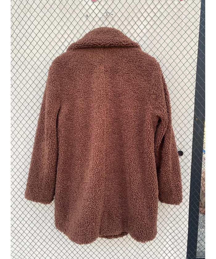 Brown, teddy coat