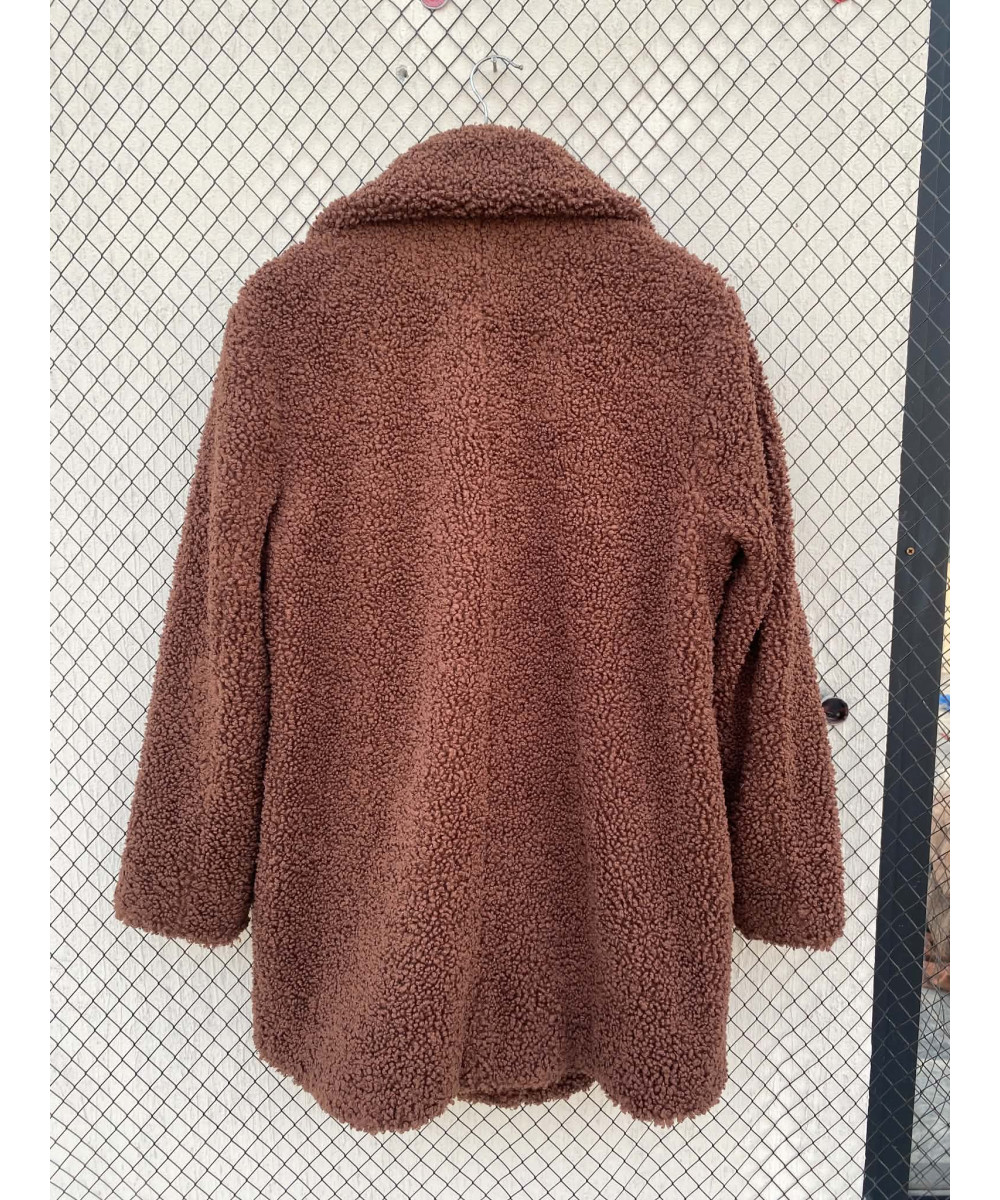 Brown, teddy coat