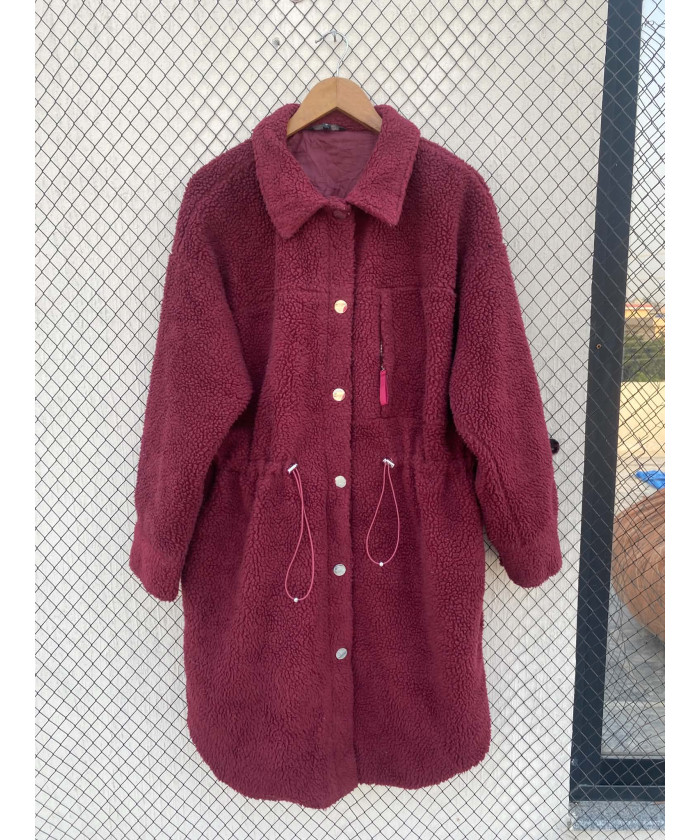 Maroon, long, teddy,...