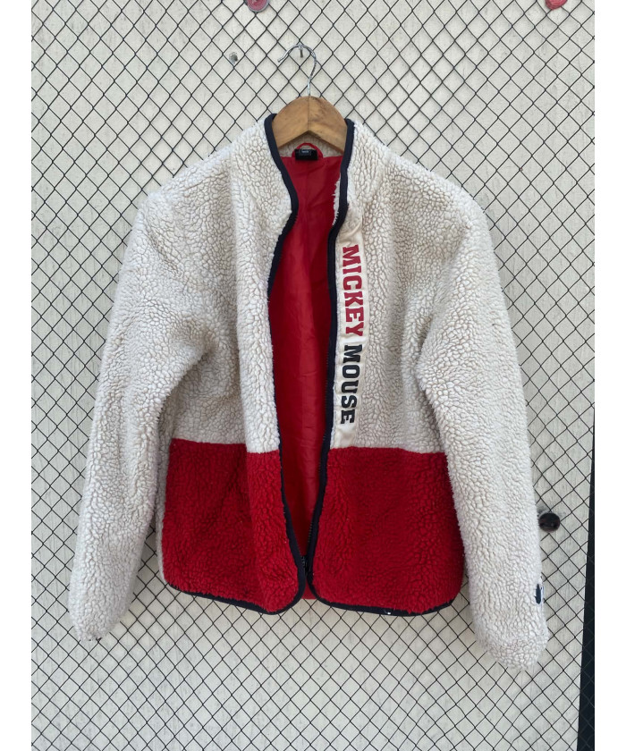 Beige, teddy jacket