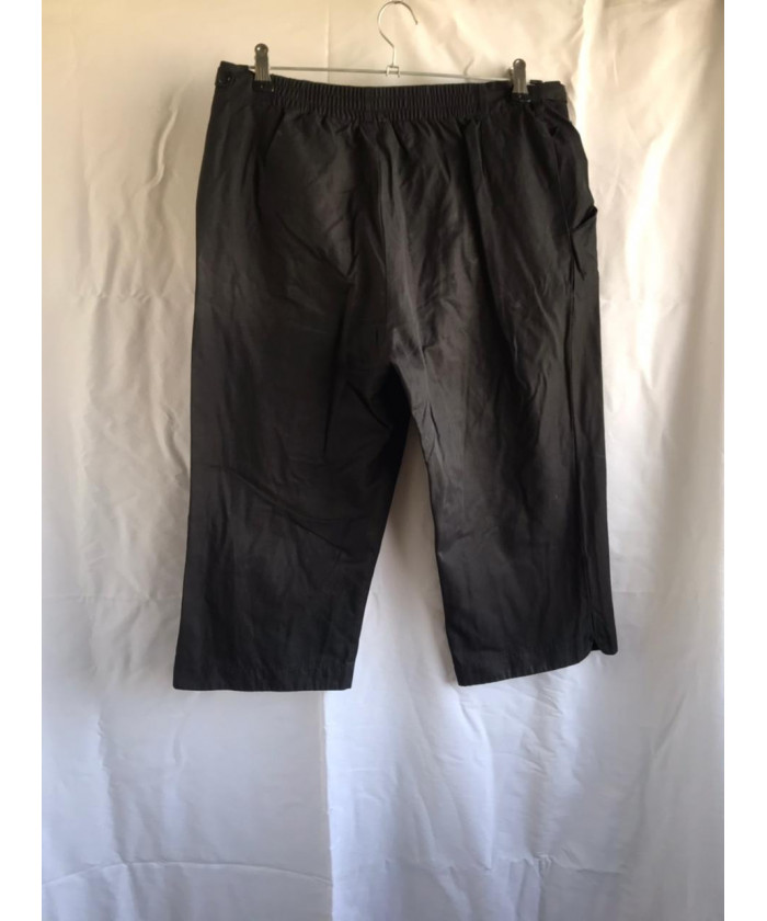 Black, cotton shorts